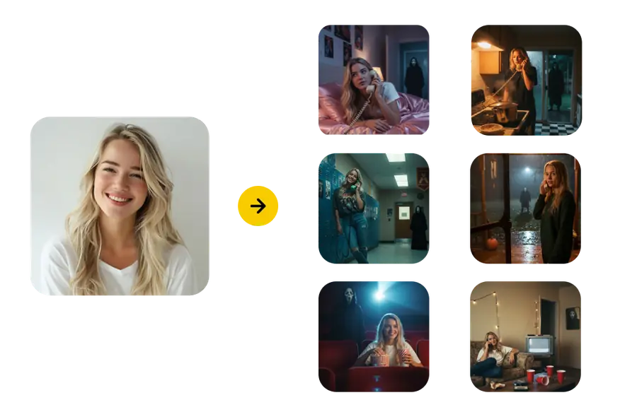 Scream AI suspenseful portrait demo